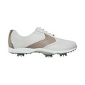 Footjoy emBODY Women's Golf Shoes - White/Taupe Beige